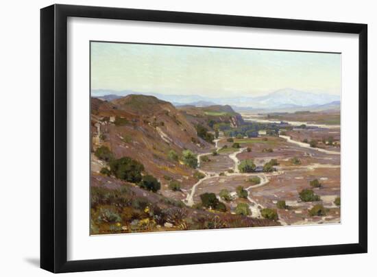 San Fernando Valley-William Wendt-Framed Art Print