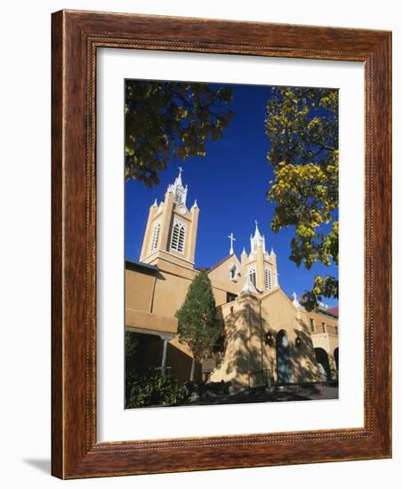 San Filipe De Neri Church, Old Town Plaza, Albuquerque, New Mexico, USA-Michael Snell-Framed Photographic Print