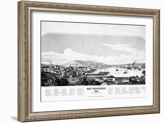 San Francisco, 1849-null-Framed Giclee Print