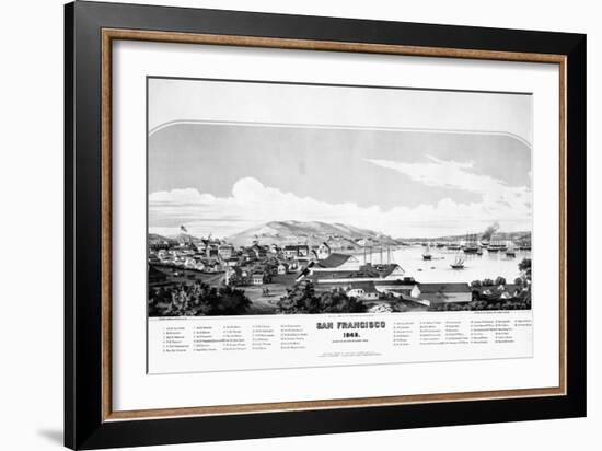 San Francisco, 1849-null-Framed Giclee Print