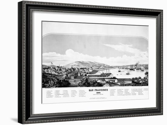 San Francisco, 1849-null-Framed Giclee Print