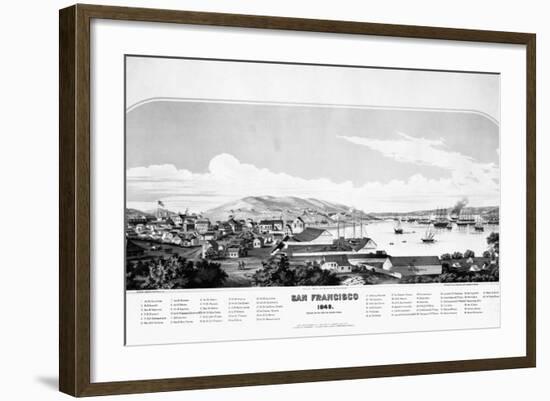 San Francisco, 1849-null-Framed Giclee Print