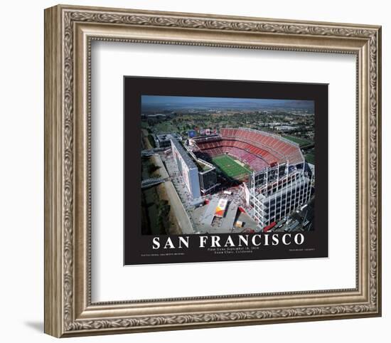 San Francisco 49er's First Game at Levi's Stadium, Santa Clara, California (9/14/14)-Mike Smith-Framed Art Print
