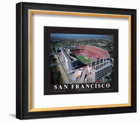 San Francisco 49er's First Game at Levi's Stadium, Santa Clara, California (9/14/14)-Mike Smith-Framed Art Print