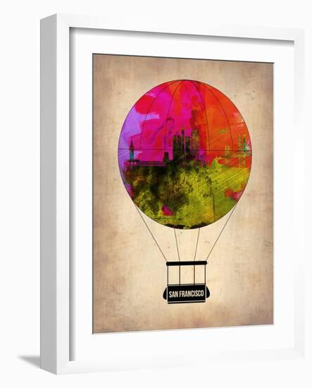 San Francisco Air Balloon 2-NaxArt-Framed Art Print