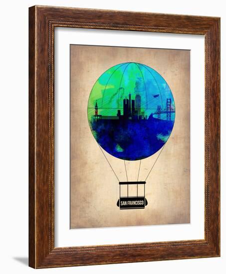 San Francisco Air Balloon-NaxArt-Framed Art Print
