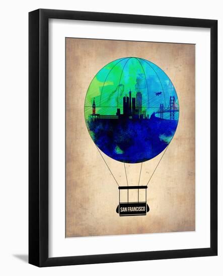 San Francisco Air Balloon-NaxArt-Framed Art Print