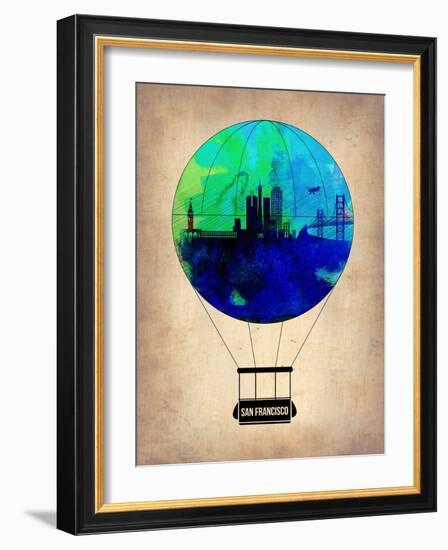 San Francisco Air Balloon-NaxArt-Framed Art Print