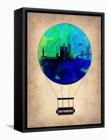 San Francisco Air Balloon-NaxArt-Framed Stretched Canvas