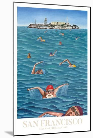 San Francisco - Alcatraz-Mark Ulriksen-Mounted Art Print