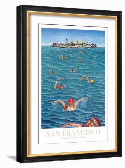 San Francisco - Alcatraz-Mark Ulriksen-Framed Art Print
