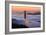 San Francisco At Sunrise, Behind The Golden Gate Bridge And A Low Blanket Of Fog-Joe Azure-Framed Photographic Print