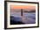 San Francisco At Sunrise, Behind The Golden Gate Bridge And A Low Blanket Of Fog-Joe Azure-Framed Photographic Print