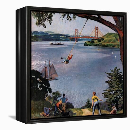 "San Francisco Bay Boys", May 26, 1956-John Falter-Framed Premier Image Canvas