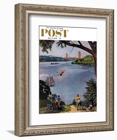 "San Francisco Bay Boys" Saturday Evening Post Cover, May 26, 1956-John Falter-Framed Giclee Print