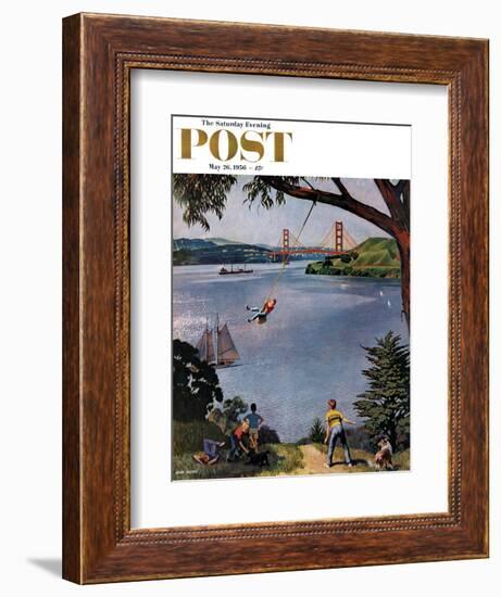 "San Francisco Bay Boys" Saturday Evening Post Cover, May 26, 1956-John Falter-Framed Giclee Print