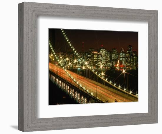 San Francisco Bay Bridge-Bob Rowan-Framed Photographic Print