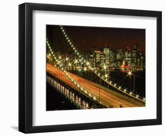 San Francisco Bay Bridge-Bob Rowan-Framed Photographic Print