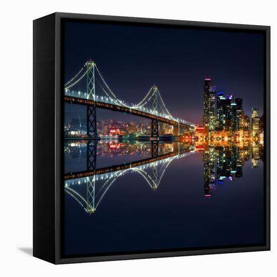 San Francisco Blue Hour-Marco Carmassi-Framed Premier Image Canvas