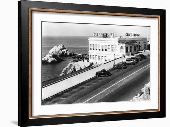 San Francisco, CA Cliff House and Seal Rocks Photograph - San Francisco, CA-Lantern Press-Framed Art Print