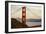 San Francisco, CA, USA: The Golden Gate Bridge Photographed From Conzelman Rd During Sunset-Axel Brunst-Framed Photographic Print