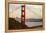 San Francisco, CA, USA: The Golden Gate Bridge Photographed From Conzelman Rd During Sunset-Axel Brunst-Framed Premier Image Canvas