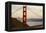 San Francisco, CA, USA: The Golden Gate Bridge Photographed From Conzelman Rd During Sunset-Axel Brunst-Framed Premier Image Canvas