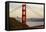 San Francisco, CA, USA: The Golden Gate Bridge Photographed From Conzelman Rd During Sunset-Axel Brunst-Framed Premier Image Canvas