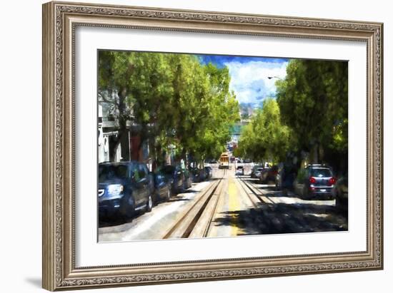 San Francisco Cable Car-Philippe Hugonnard-Framed Giclee Print