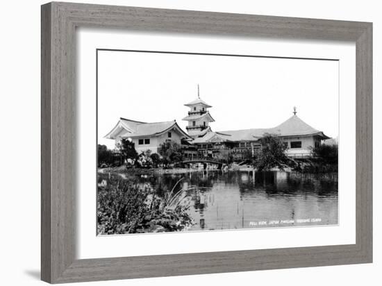 San Francisco, California - Japan Pavilion on Treasure Island-Lantern Press-Framed Art Print