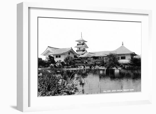 San Francisco, California - Japan Pavilion on Treasure Island-Lantern Press-Framed Art Print