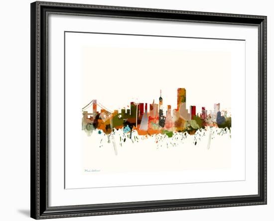 San Francisco California Mark 2-Mark Ashkenazi-Framed Giclee Print