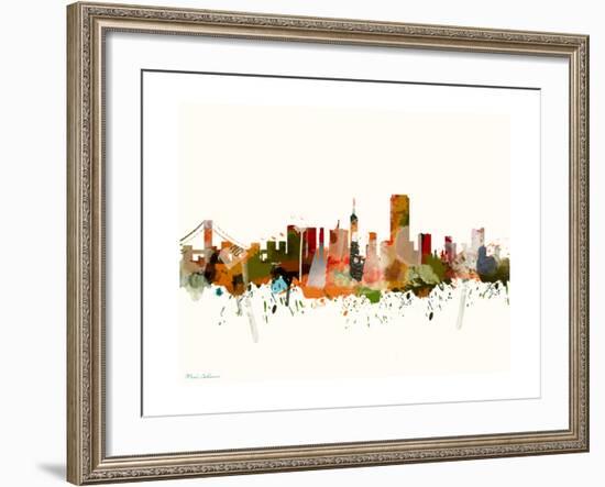 San Francisco California Mark 2-Mark Ashkenazi-Framed Giclee Print