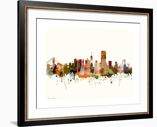 San Francisco California Mark 2-Mark Ashkenazi-Framed Giclee Print