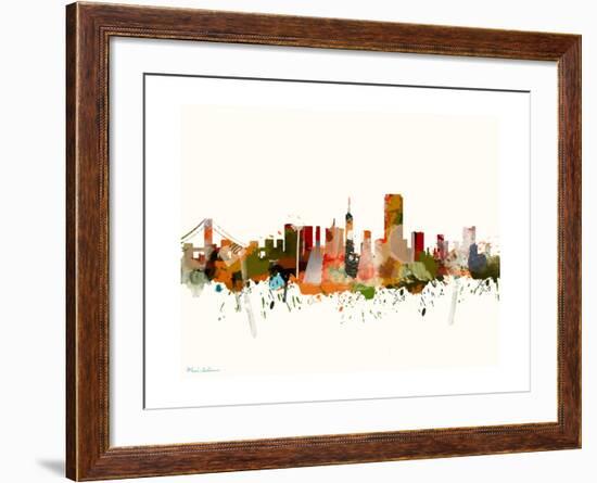 San Francisco California Mark 2-Mark Ashkenazi-Framed Giclee Print