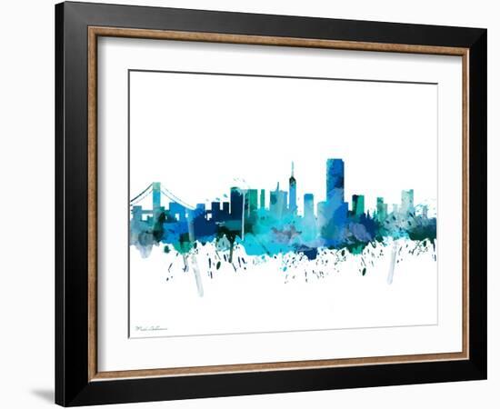 San Francisco California Mark-Mark Ashkenazi-Framed Giclee Print