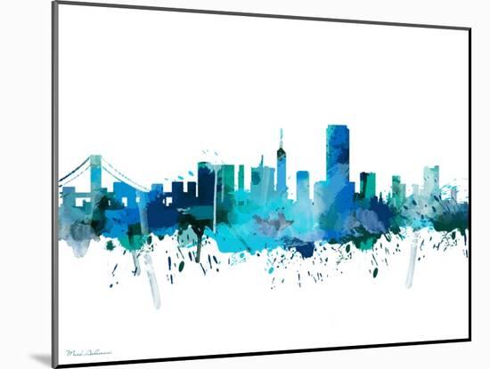 San Francisco California Mark-Mark Ashkenazi-Mounted Giclee Print