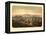 San Francisco, California - Panoramic Map No. 2-Lantern Press-Framed Stretched Canvas