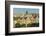 San Francisco, California, Victorian homes and city.-Bill Bachmann-Framed Photographic Print