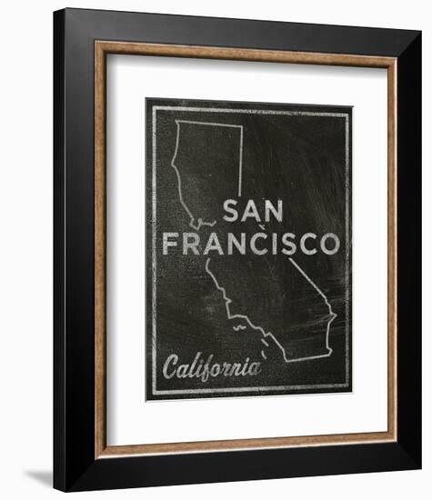 San Francisco, California-John Golden-Framed Art Print
