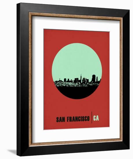 San Francisco Circle Poster 1-NaxArt-Framed Art Print