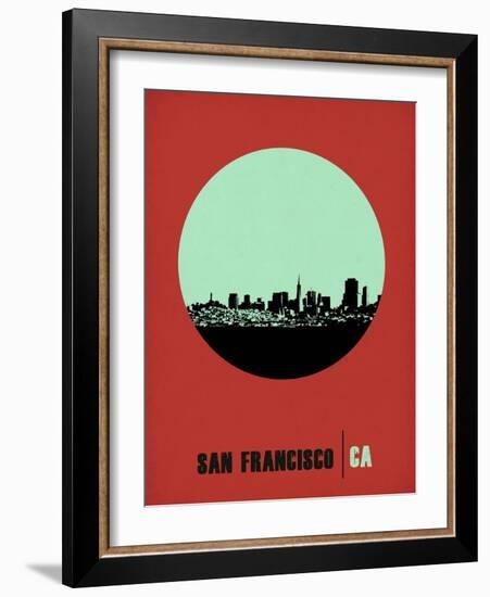 San Francisco Circle Poster 1-NaxArt-Framed Art Print