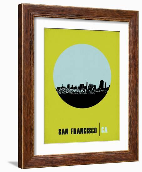 San Francisco Circle Poster 2-NaxArt-Framed Art Print