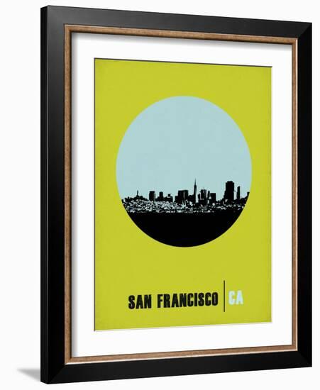 San Francisco Circle Poster 2-NaxArt-Framed Art Print