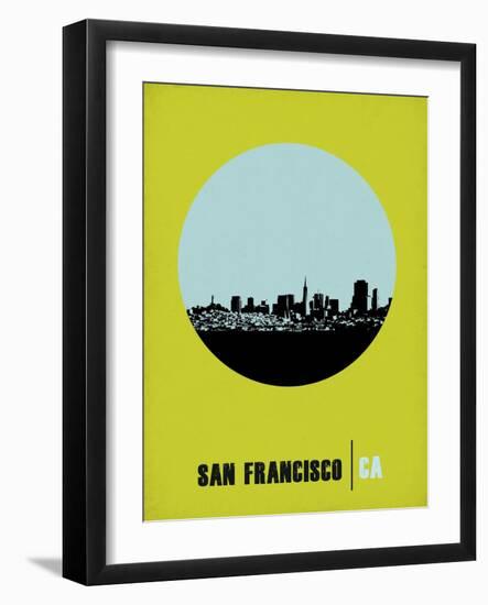 San Francisco Circle Poster 2-NaxArt-Framed Art Print