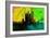 San Francisco City Skyline-NaxArt-Framed Art Print