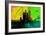 San Francisco City Skyline-NaxArt-Framed Premium Giclee Print