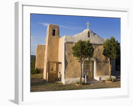 San Francisco De Asis Church Dating from 1835, Golden, New Mexico, United States of America, North -Richard Cummins-Framed Photographic Print