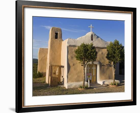 San Francisco De Asis Church Dating from 1835, Golden, New Mexico, United States of America, North -Richard Cummins-Framed Photographic Print