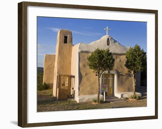 San Francisco De Asis Church Dating from 1835, Golden, New Mexico, United States of America, North -Richard Cummins-Framed Photographic Print